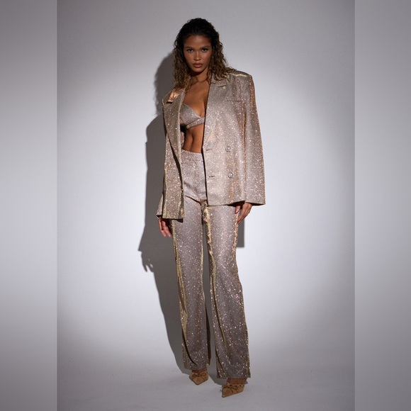 NWT SLA The Label Bronze Paloma Blazer Size S - Picture 7 of 14